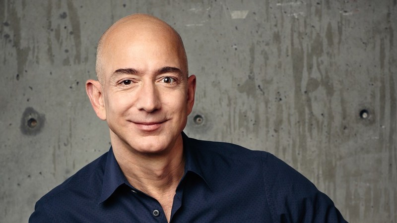 Amazon's Jeff Bezos. Amazon has reached top 5 in UK retail.