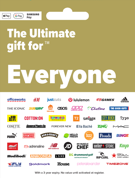 Layby Coles Group & Myer $100 Physical Gift Card (delivered by courier)  Online | My Layby